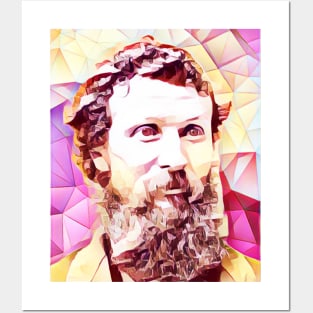 John Muir Pink Portrait | John Muir Artwork 13 Posters and Art